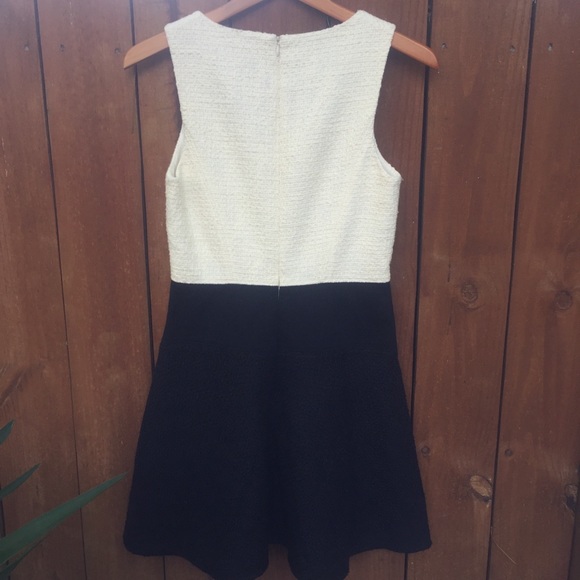 4C 4 Collective Black Ivory Color Block Dress Mini - Picture 7 of 8